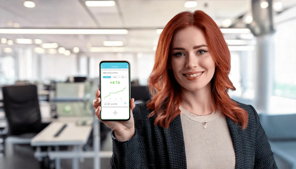 empresa economizando utilizando sistema de ponto