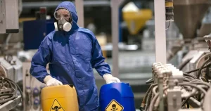 pessoa trabalhando em local perigoso onde é necessário ter o adicional de insalubridade