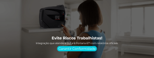 Integração que atende a CLT e a Portaria 671 com relatórios oficiais.