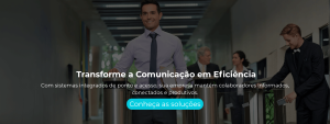 Com sistemas integrados de ponto e acesso, sua empresa mantém colaboradores informados, conectados e produtivos.