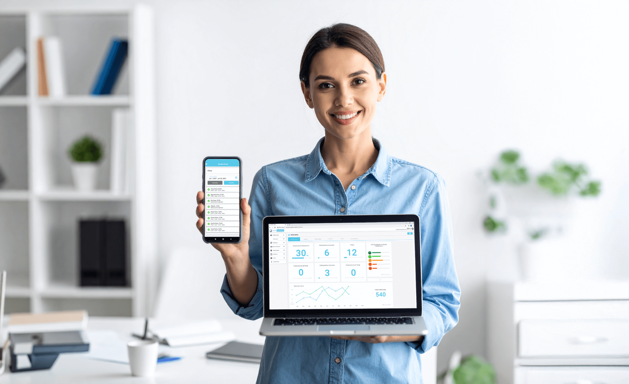 ponto digital pode ajudar sua empresa a aumentar a produtividade e eficiência.