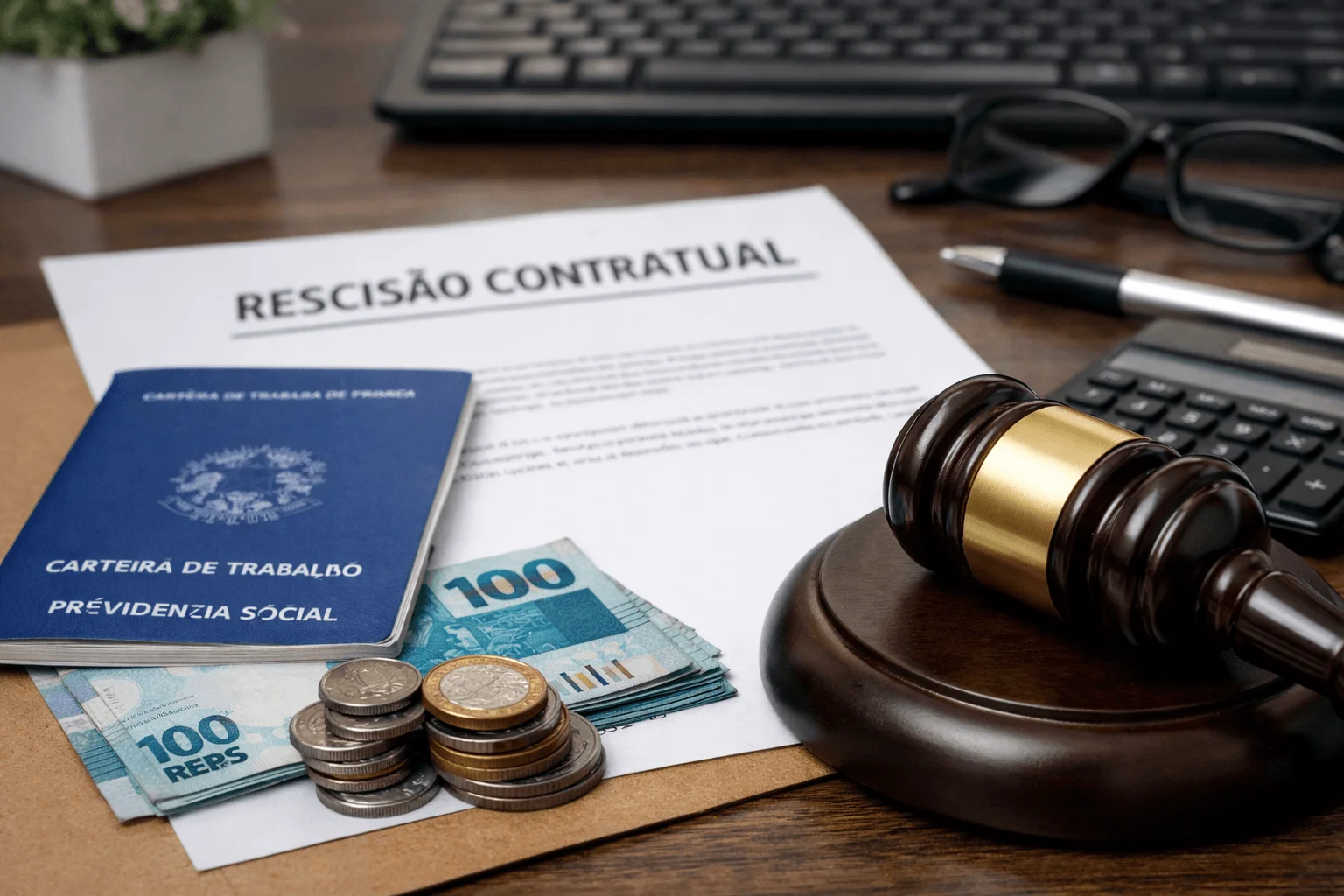 Rescisão antecipada gera multa de 40% do FGTS