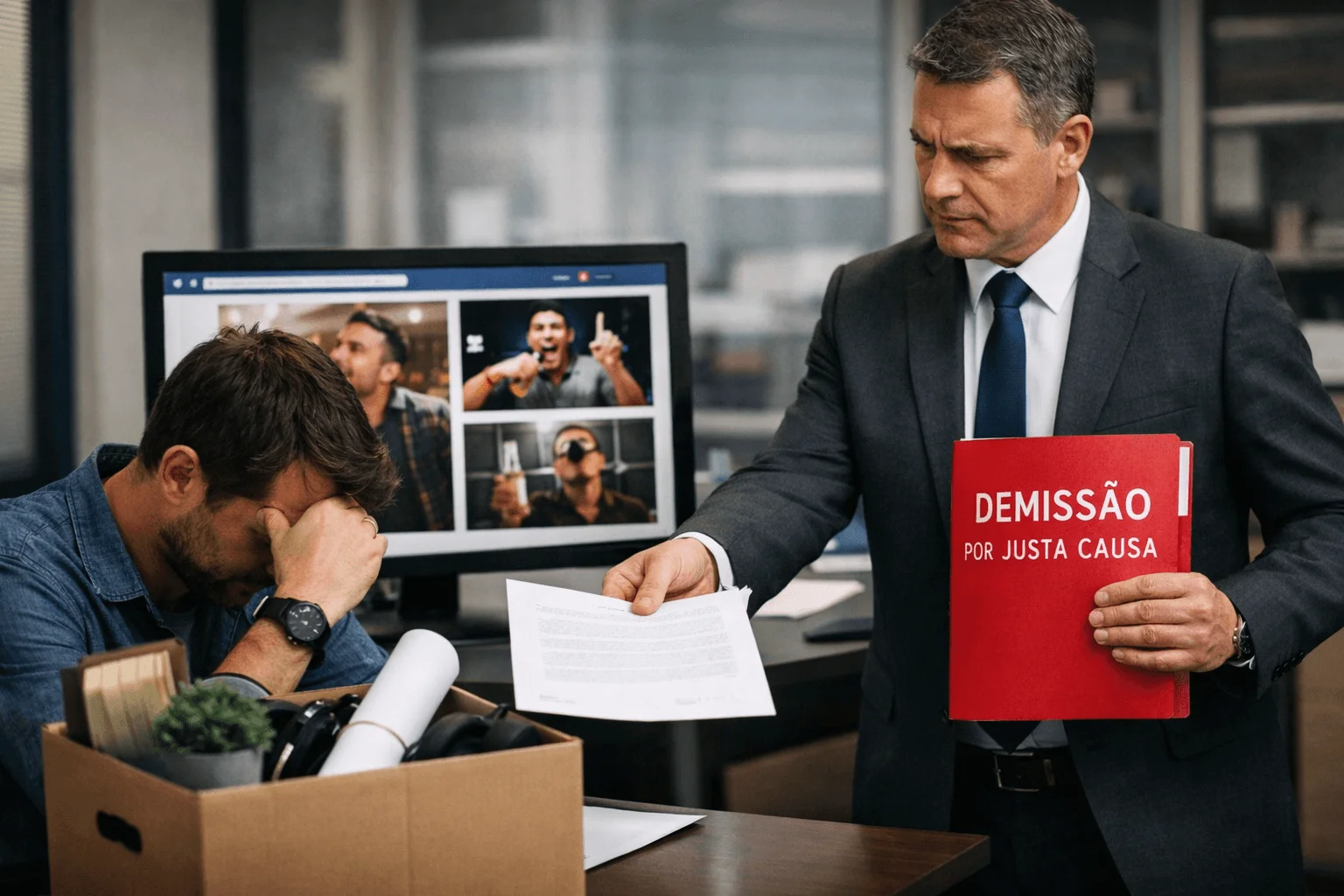 Quando atitudes fora do trabalho podem gerar justa causa.