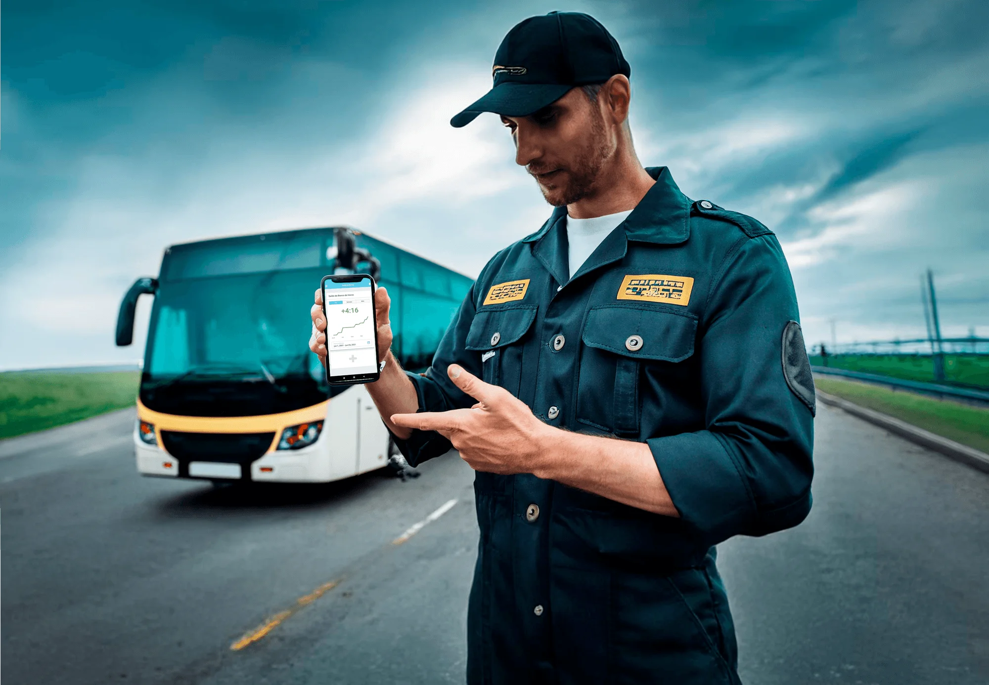 Controle de ponto para equipes externas