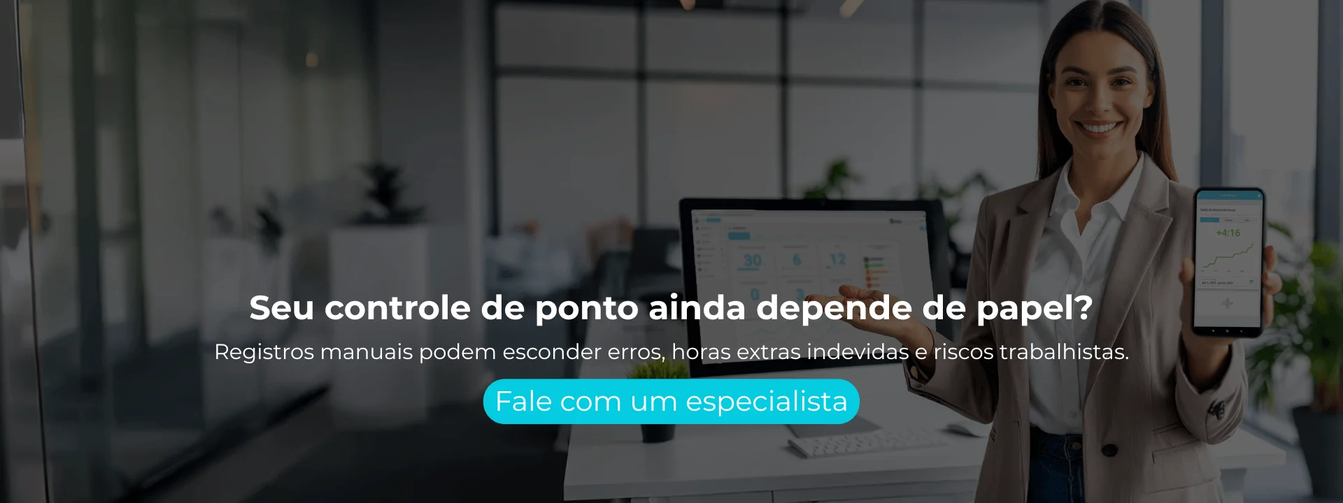 Registros manuais podem esconder erros, horas extras indevidas e riscos trabalhistas.
