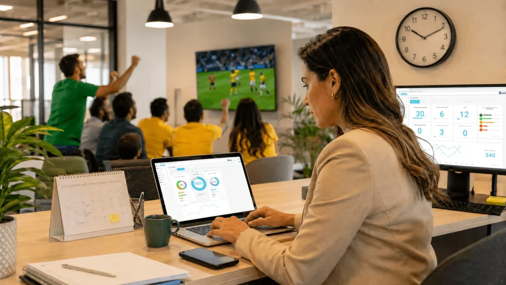 Copa do Mundo e jornada de trabalho