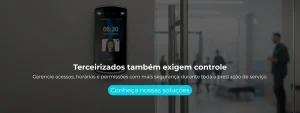 Gerencie acessos, horários e permissões com mais segurança durante toda a prestação de serviço.