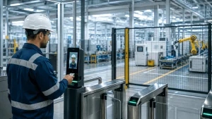 NR 12, controle de acesso e segurança industrial