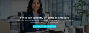 Acompanhe períodos, vencimentos e informações de férias dos colaboradores de forma centralizada com o Secullum RH.