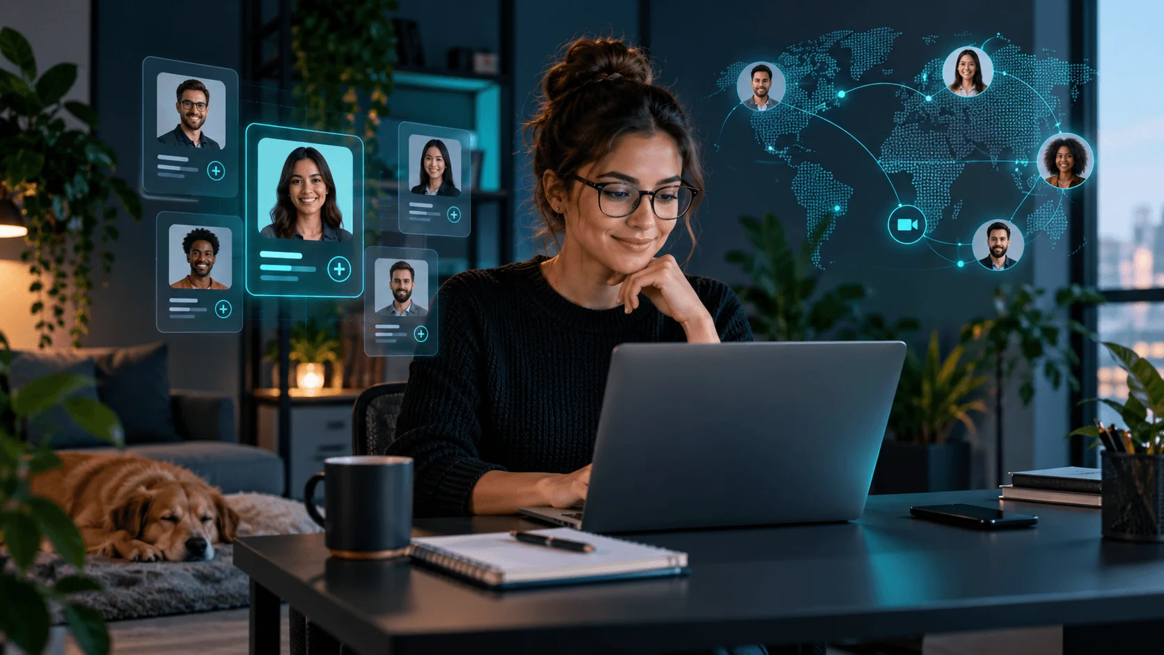 Home office amplia o alcance e atrai mais talentos.