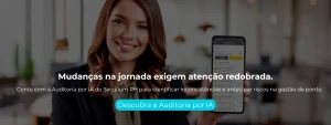 Conte com a Auditoria por IA do Secullum RH para identificar inconsistências e antecipar riscos na gestão de ponto.